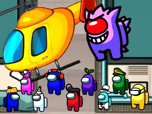 Among us airship slings — 無料オンラインゲーム
