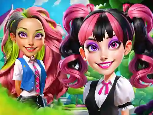 Princesses at Horror School — 無料オンラインゲーム