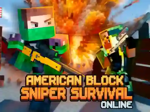 American Block Sniper Survival Online — 無料オンラインゲーム