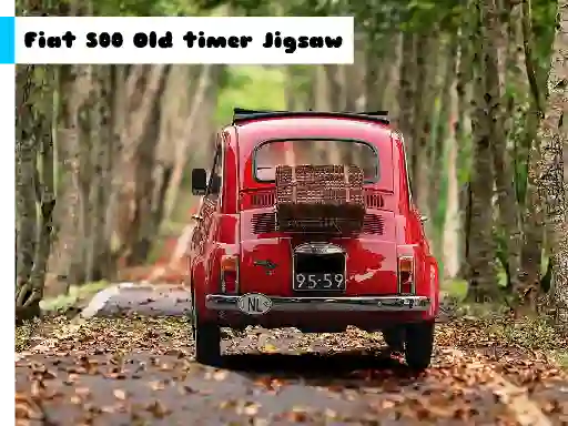 ゲームFiat 500 Old Timer Jigsawオンライン