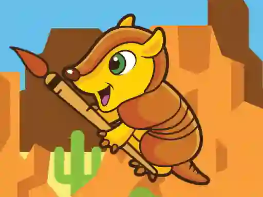 ゲームHappy Armadillo Coloringオンライン