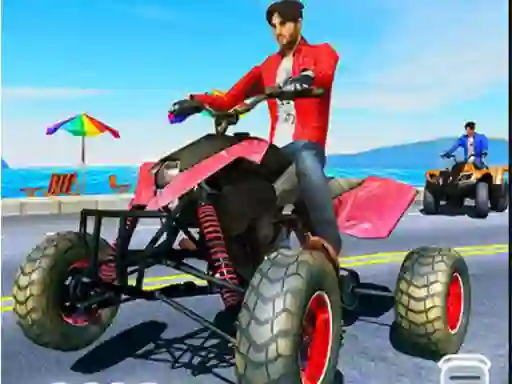 Quad Bike Traffic Racing Mania — 無料オンラインゲーム