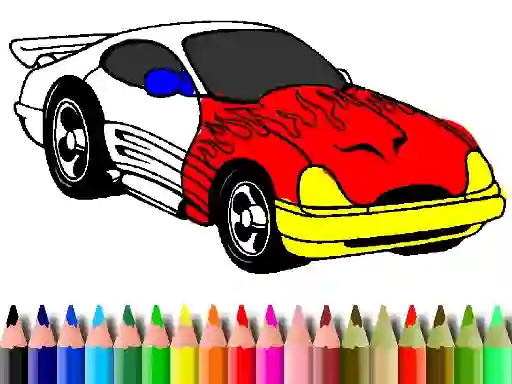Back To School: Muscle Car Coloring — 無料オンラインゲーム