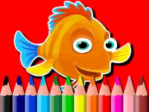 Back To School: Fish Coloring Book — 無料オンラインゲーム