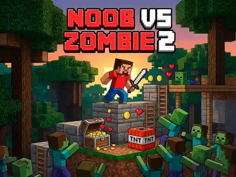 Noob vs Zombie 2 — 無料オンラインゲーム