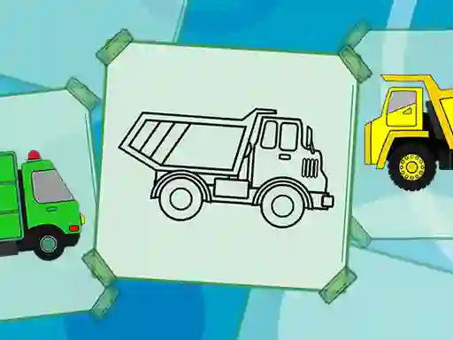 ゲームTruck Coloring Bookオンライン