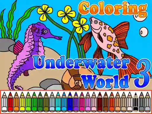 Сoloring Underwater World 3 — 無料オンラインゲーム
