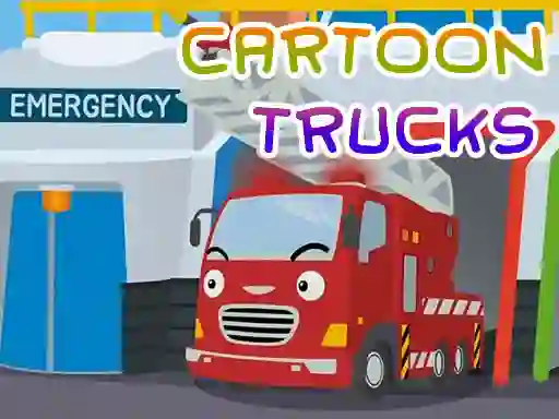 ゲームCartoon Trucks Jigsawオンライン