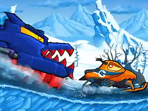 Car Eats Car: Winter Adventure — 無料オンラインゲーム