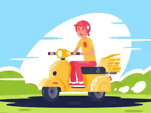 City Scooter Rides Jigsaw — 無料オンラインゲーム