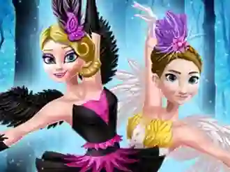 Ellie and Annie Black Swan and White Swan — 無料オンラインゲーム