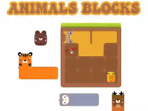 Animals Blocks — 無料オンラインゲーム