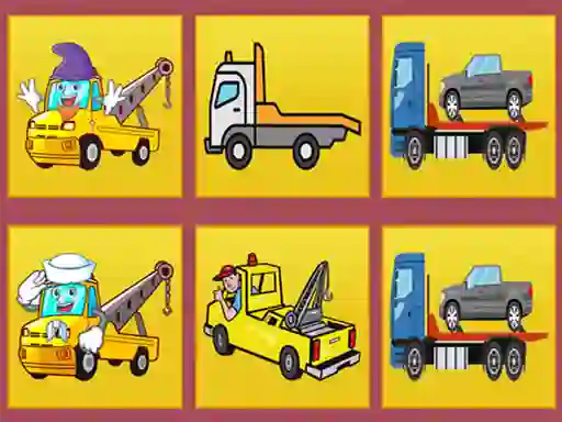 Tow Trucks Memory — 無料オンラインゲーム
