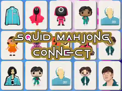Squid Mahjong Connect — 無料オンラインゲーム