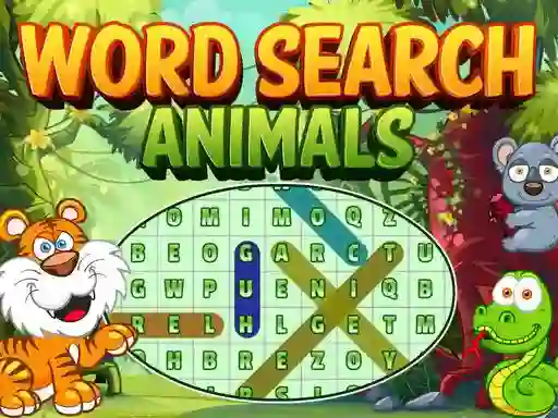 Word Search Animals — 無料オンラインゲーム