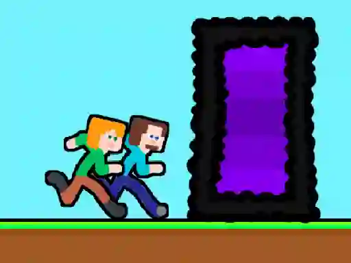 ゲームSteveman and Alexwoman: Easter Eggオンライン