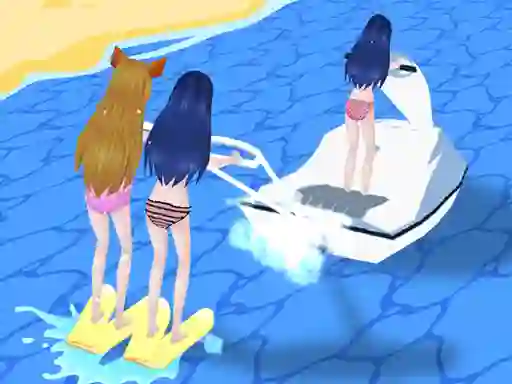 Girl Surfer 3D — 無料オンラインゲーム