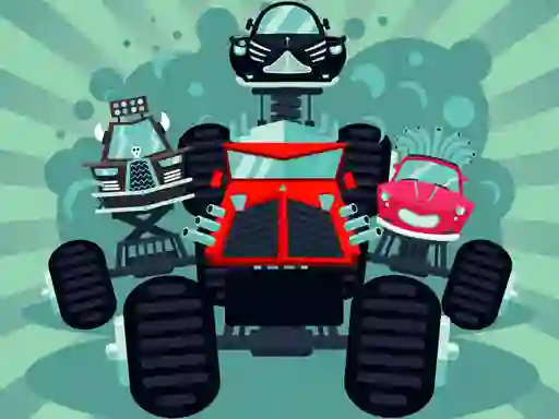 Crazy Monster Trucks Memory — 無料オンラインゲーム