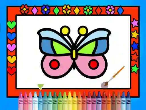 Color and Decorate Butterflies — 無料オンラインゲーム
