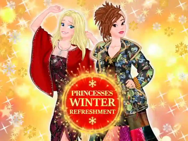 Princesses winter refreshment — 無料オンラインゲーム
