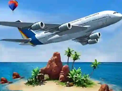 Air plane Simulator Island Travel — 無料オンラインゲーム