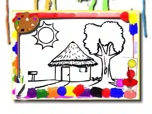 Back To School: House Coloring Book — 無料オンラインゲーム