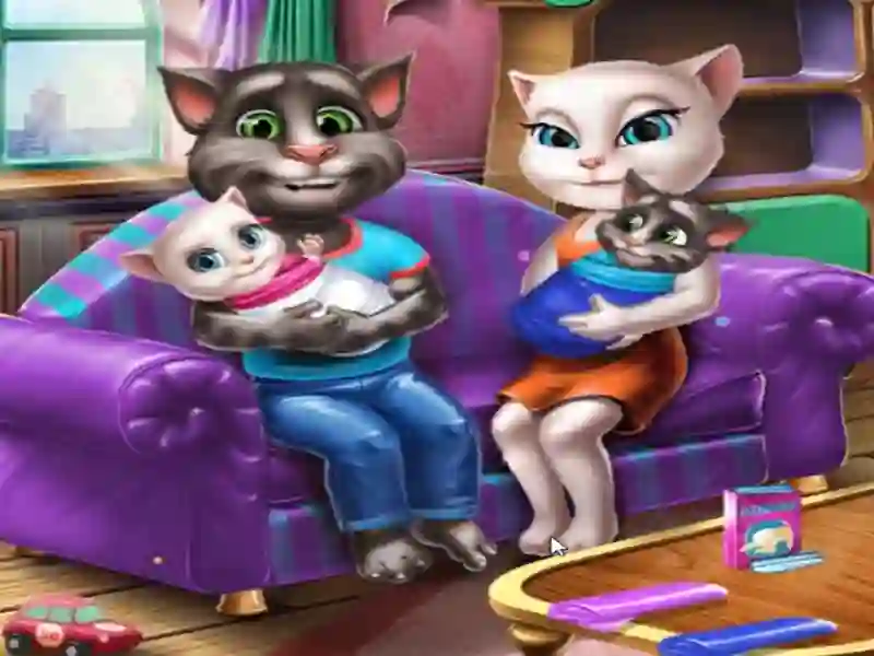 Angela Twins Family Day — 無料オンラインゲーム
