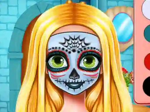 Sister's Halloween Face Paint — 無料オンラインゲーム