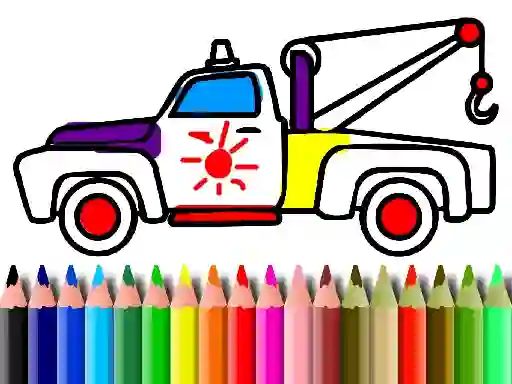 Back To School: Trucks Coloring — 無料オンラインゲーム
