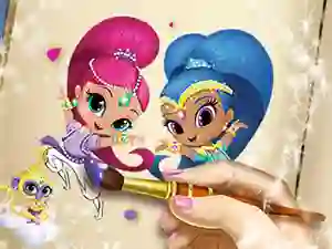 Shimmer And Shine Coloring Book — 無料オンラインゲーム