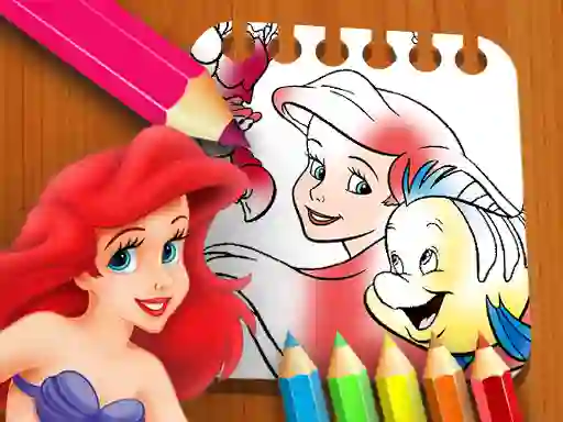 The Little Mermaid Coloring Book — 無料オンラインゲーム