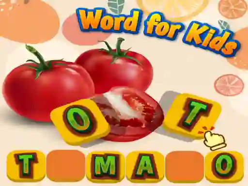 Fruits and Vegetables Word for Kids — 無料オンラインゲーム