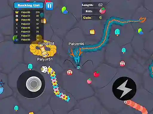 Greedy Snake Multiplayer Duel — 無料オンラインゲーム