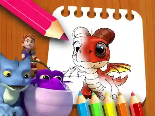 Dragon Rescue Riders Coloring Book — 無料オンラインゲーム