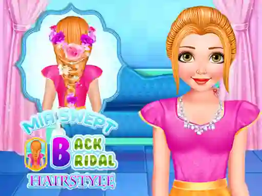Mia Swept Back Bridal Hairstyle — 無料オンラインゲーム