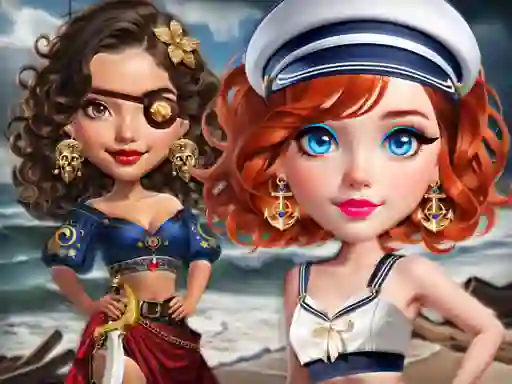 Sailor Chic vs Pirate Charm — 無料オンラインゲーム