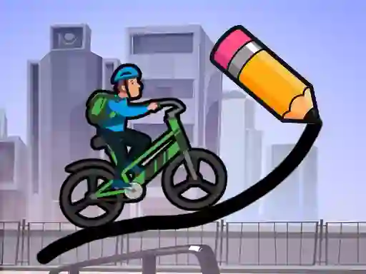 Draw The Bike Bridge — 無料オンラインゲーム