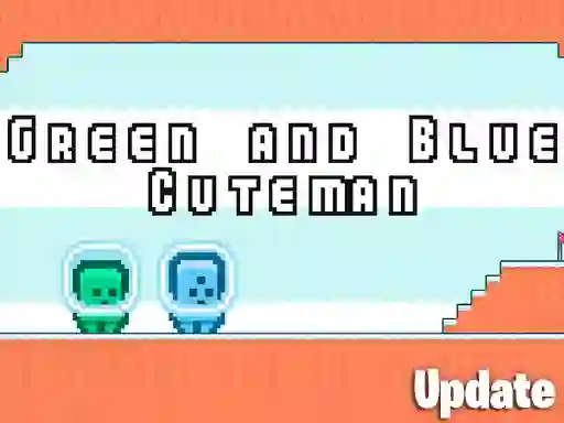 Green and Blue Cuteman — 無料オンラインゲーム