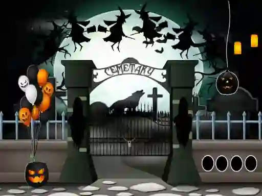 Halloween Cemetery Escape 2 — 無料オンラインゲーム