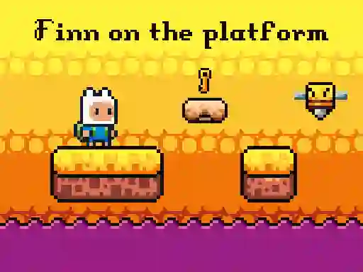 Finn on the platform — 無料オンラインゲーム