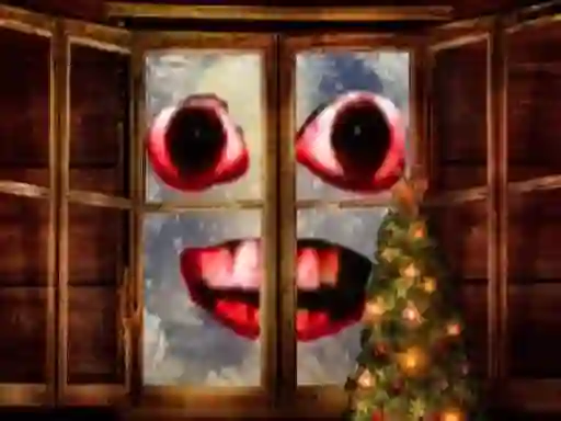 New Year: Santa Claus outside the window — 無料オンラインゲーム
