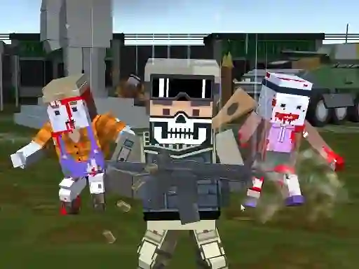 Combat Pixel Arena 3D Zombie Survival — 無料オンラインゲーム