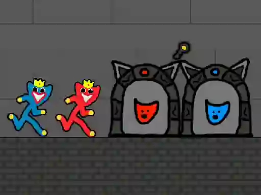 Red and Blue Stickman Huggy 2 — 無料オンラインゲーム
