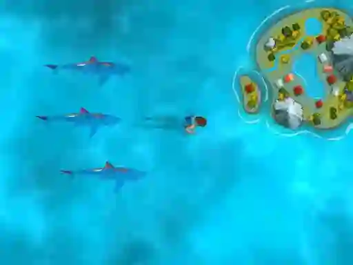 Survive the Sharks — 無料オンラインゲーム