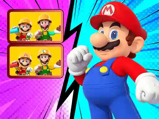 Mario spot The Differences — 無料オンラインゲーム