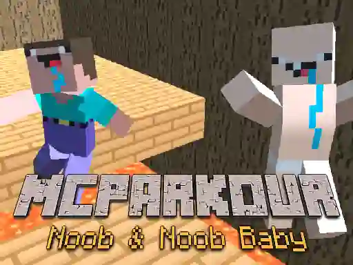MCParkour Noob & Noob Baby — 無料オンラインゲーム
