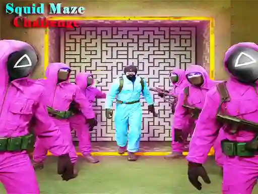 Squid Maze Challenge — 無料オンラインゲーム