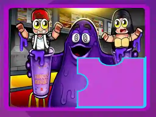 ゲームGrimace Shake Puzzleオンライン