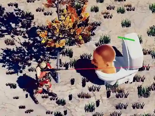 TopDown Skibidi Toilet Shooting — 無料オンラインゲーム