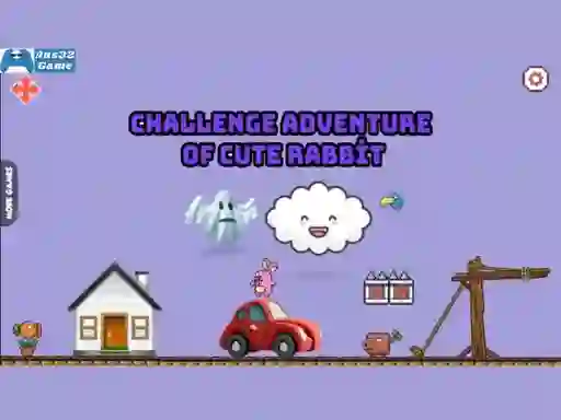 Challenge adventure of cute rabbit — 無料オンラインゲーム
